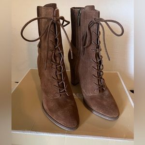 Michael Kors Tan Suede Boots, size 7.5